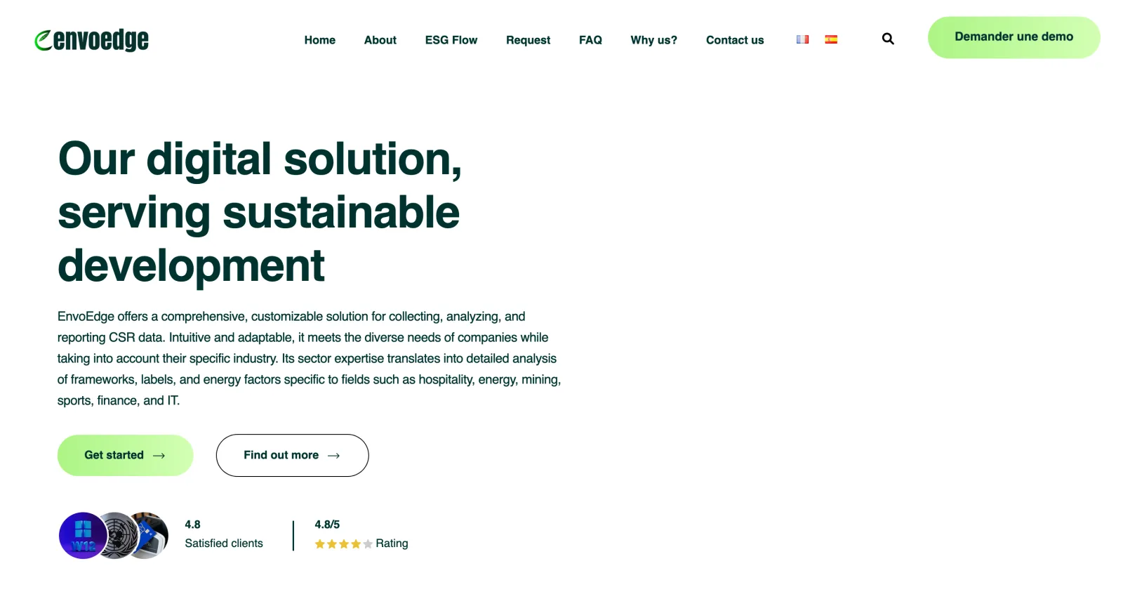 EnvoEdge (envoedge.com) — centralized ESG data collection and multi-framework reporting.