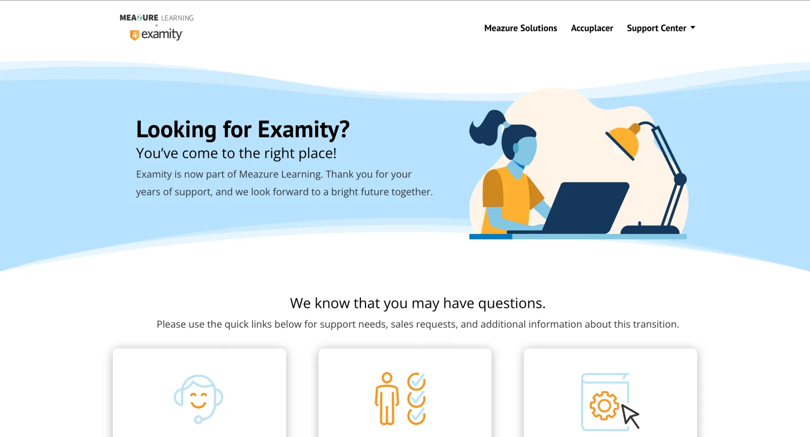 Examity — online proctoring for exams at institutional scale.